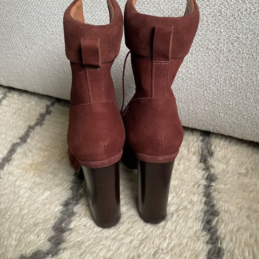 SCHUTZ DALENNA RABBIT HAIR BOOTS SIZE EU 40/US 10B - Picture 5 of 7